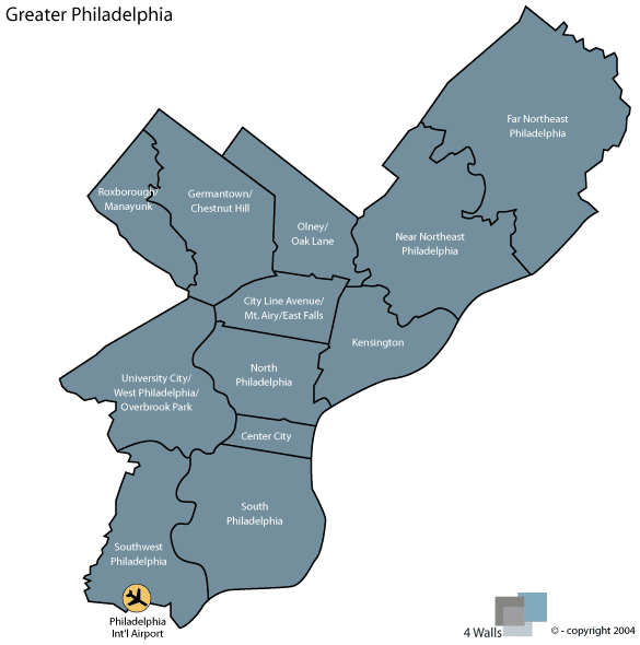 Greater Philadelphia Map
